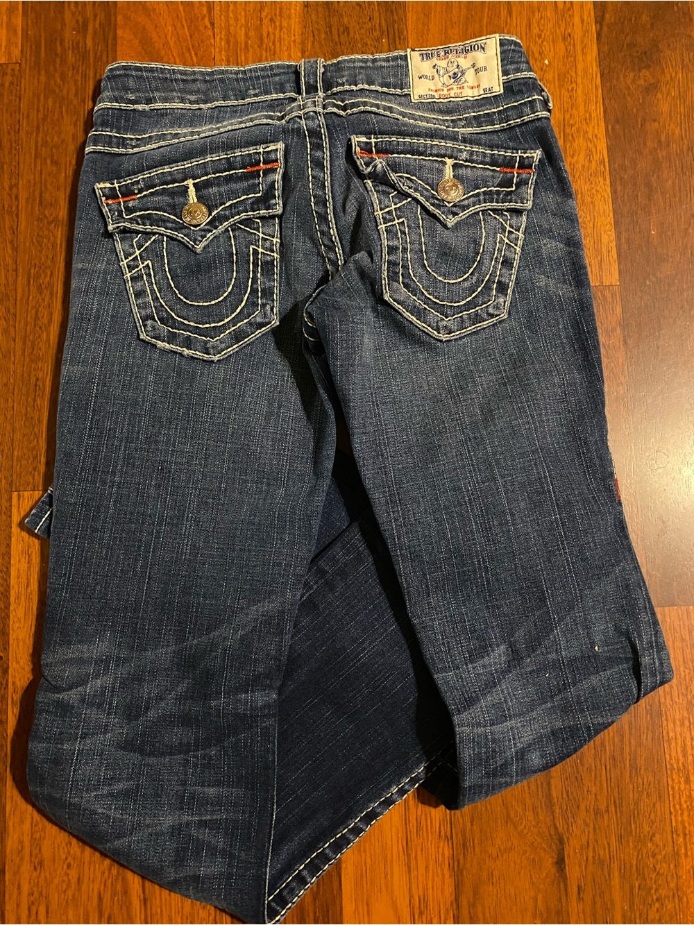 True Religion Low Rise Bootcut Jeans